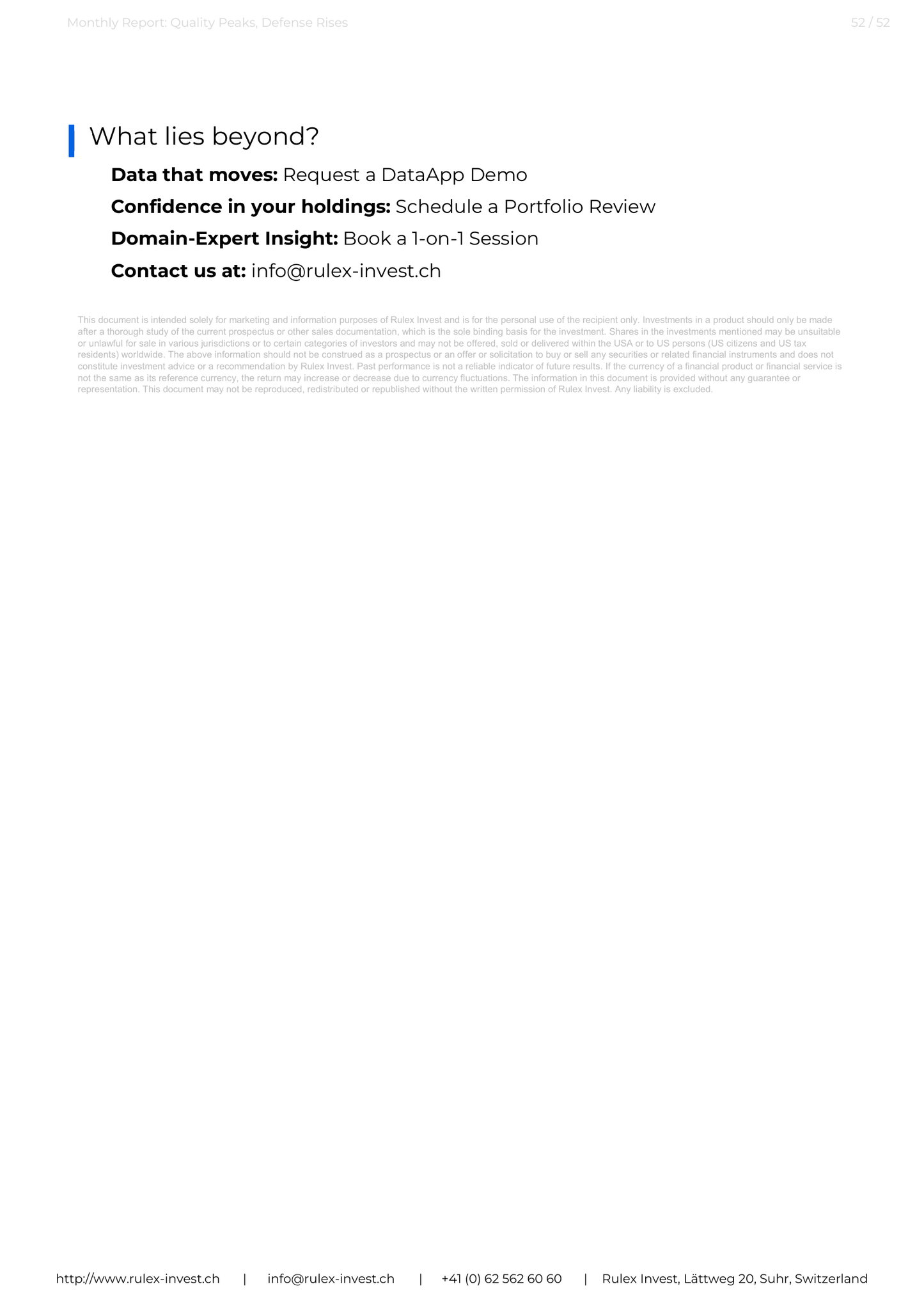 Monthly Report (PDF)